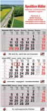 Wandkalender Standard Brummi 3 Monate